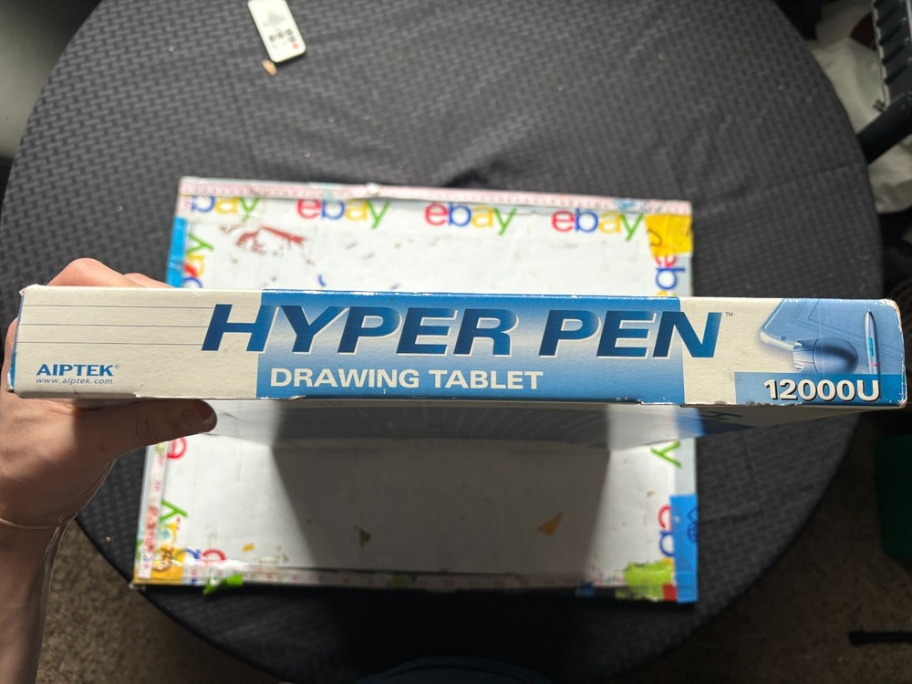 Hyper Pen 12000U Drawing Tablet Aiptek 12x9inch Untested