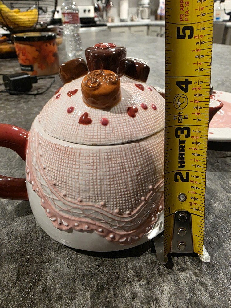 Vintage Ceramic Chocolate Candy Tea Set