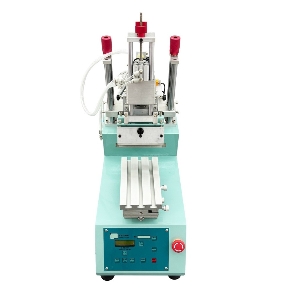 110V Semi-Auto Rocker Screen Printing Machine | 20x12cm Desktop Printer