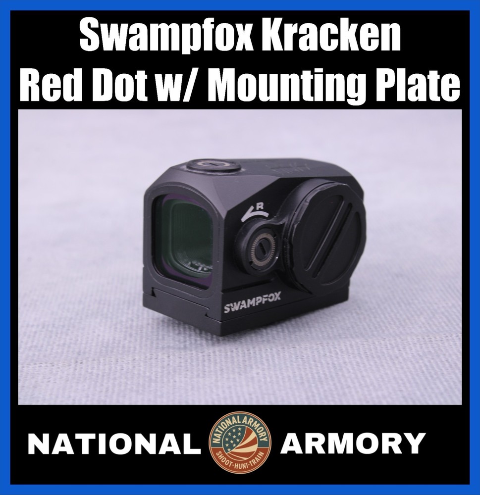 Swampfox Kraken Red Dot Sight with Mounting Plate