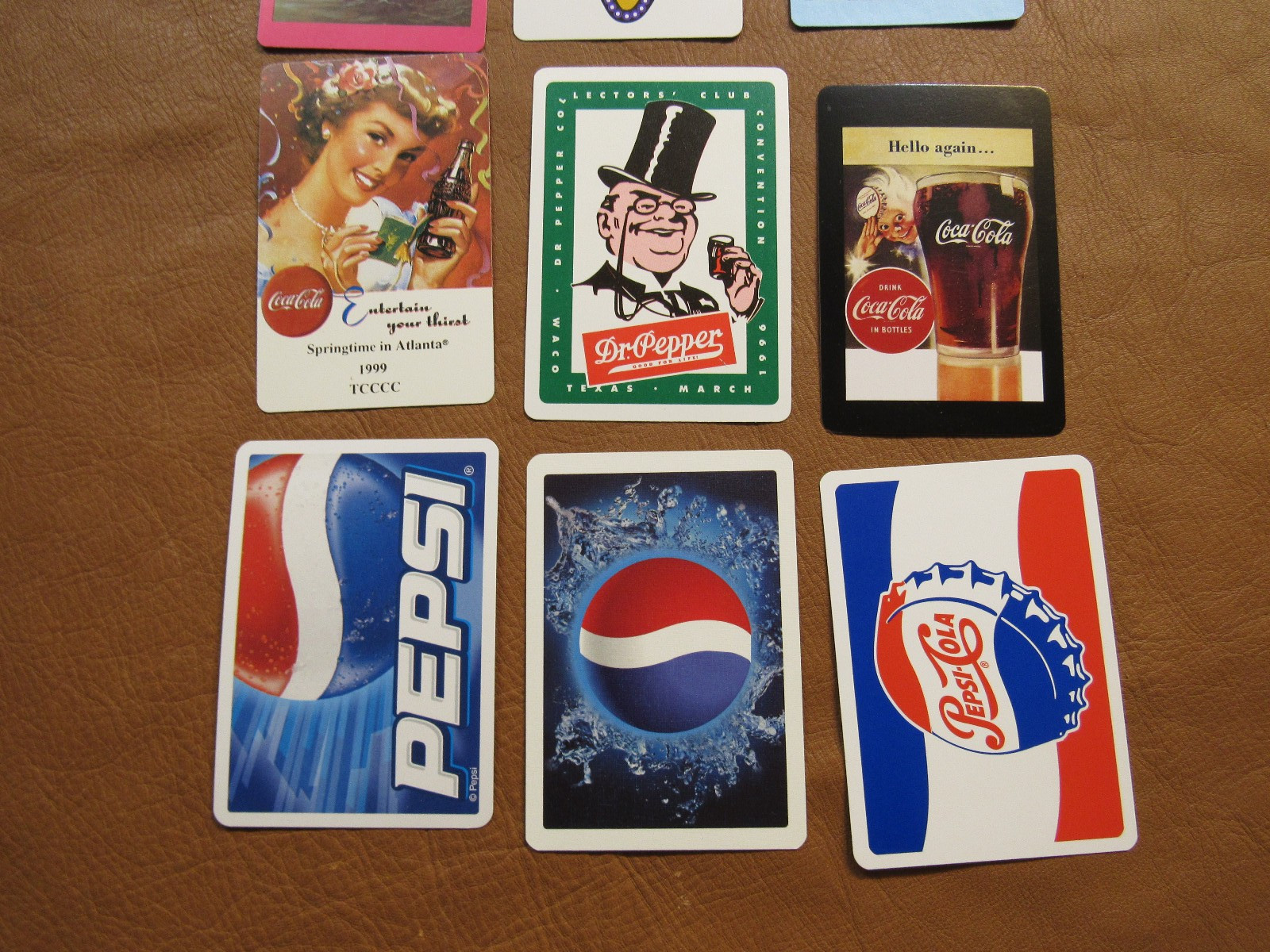 Twelve Soda Advertising Playing Swap Cards