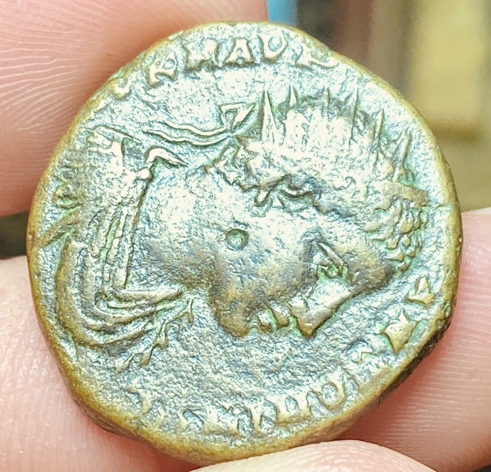 Elagabalus AE Provincial Nicopolis ad Istrum AD 218-222, NEMESIS, EXTREMELY RARE