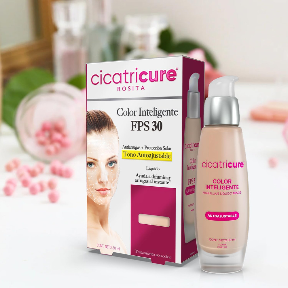 Cicatricure: Liquid Makeup / Smart Color / SPF +30