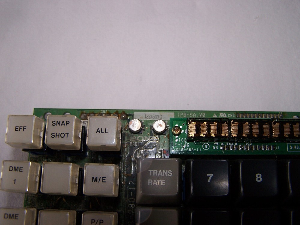 Sony DVS 7150 Switch PCB Keypad PN# T8Z4633C