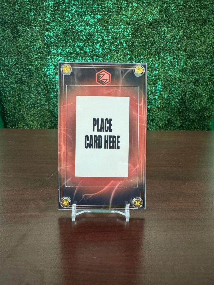 Lorcana TCG Ruby (Red) Extended Art Trading Card Case Display!