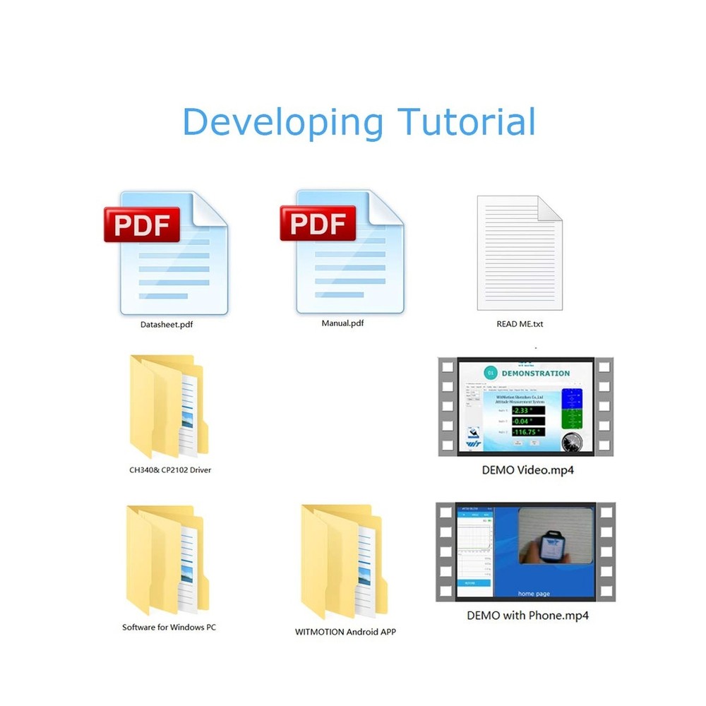 【WT901C-232 9-Axis Vibration Inclinometer】High-Stability Accelerat