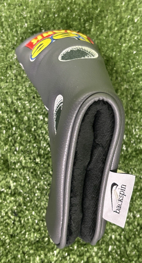 BACKSPIN Golf TEE SHANK Blade Putter Headcover NEW