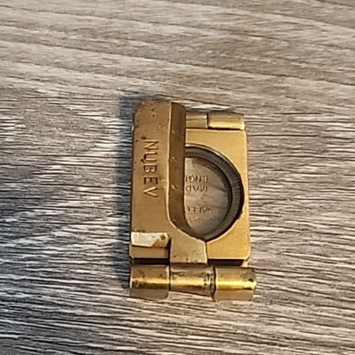 Casartelli Salford Brass Thread Counter with Original Case