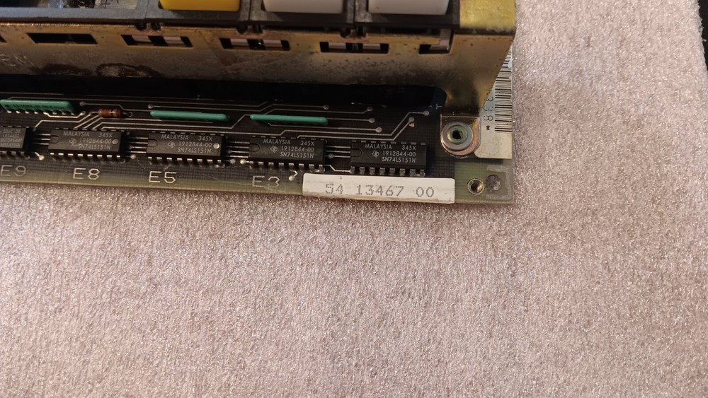 DEC DIGITAL VINTAGE RA80 Operator Control Panel 5414927