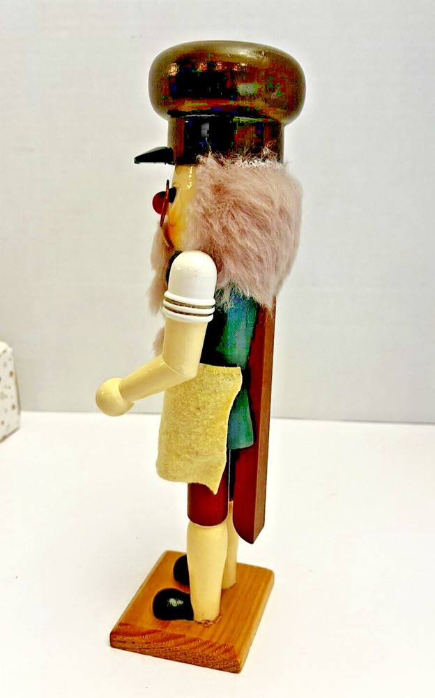 Vintage German Nutcracker Craftsman Character 10" Collectable German Made
