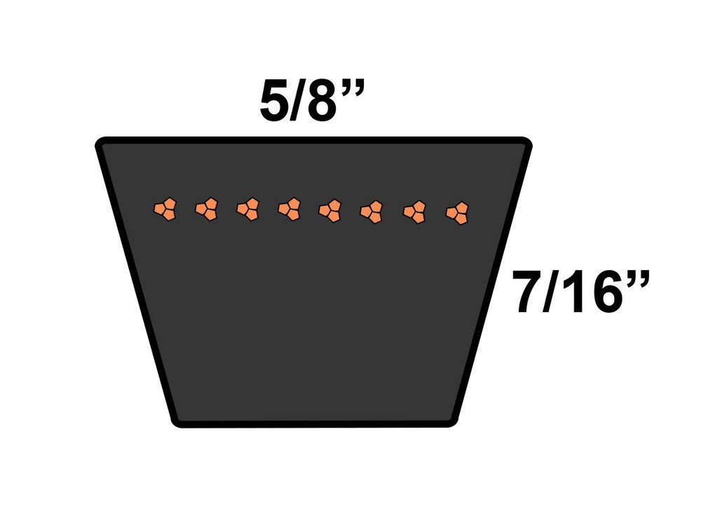 DIXIE CHOPPER 30204 Replacement Belt
