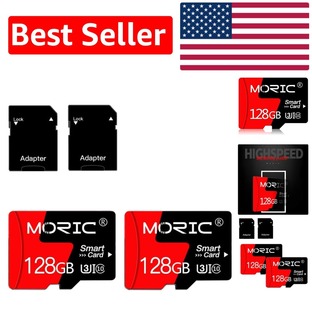 128GB Water-Resistant Micro SD Cards - Compact Storage with Speed & Reliability