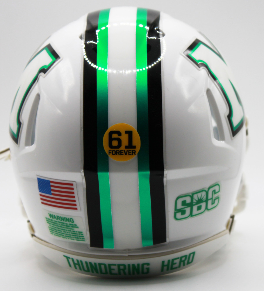 2025 Marshall Thundering Herd Custom Riddell Mini Helmet vs Appalachian State
