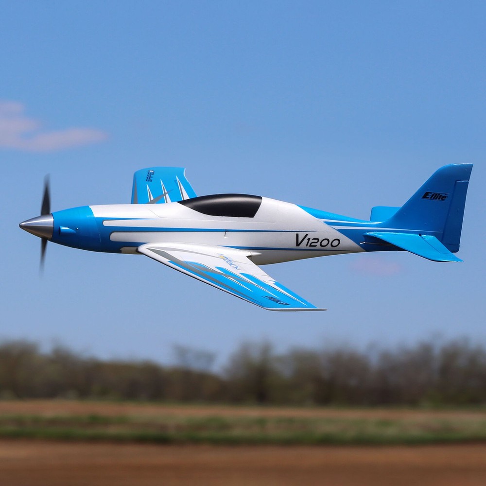 E-flite EFL12350 V1200 1.2m BNF Basic Airplane w/ Smart, AS3X & SAFE Select