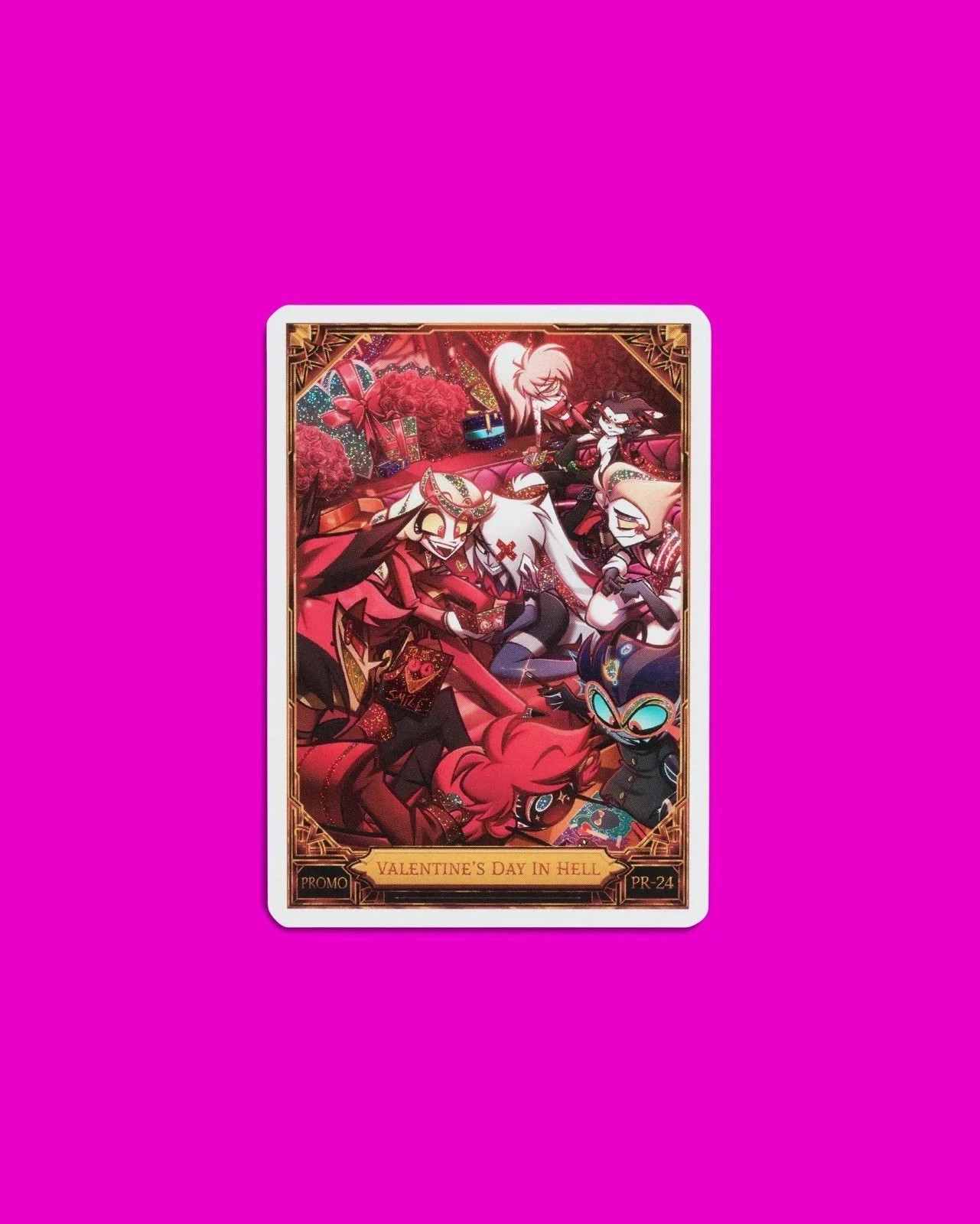 HAZBIN HOTEL SEASON 2 TRADING CARDS VALENTINE'S DAY IN HELL PROMO CARD PR-24