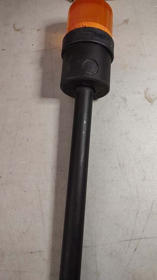 Telemecanique XVB L35 Stack Yellow (Orange) Steady Beacon