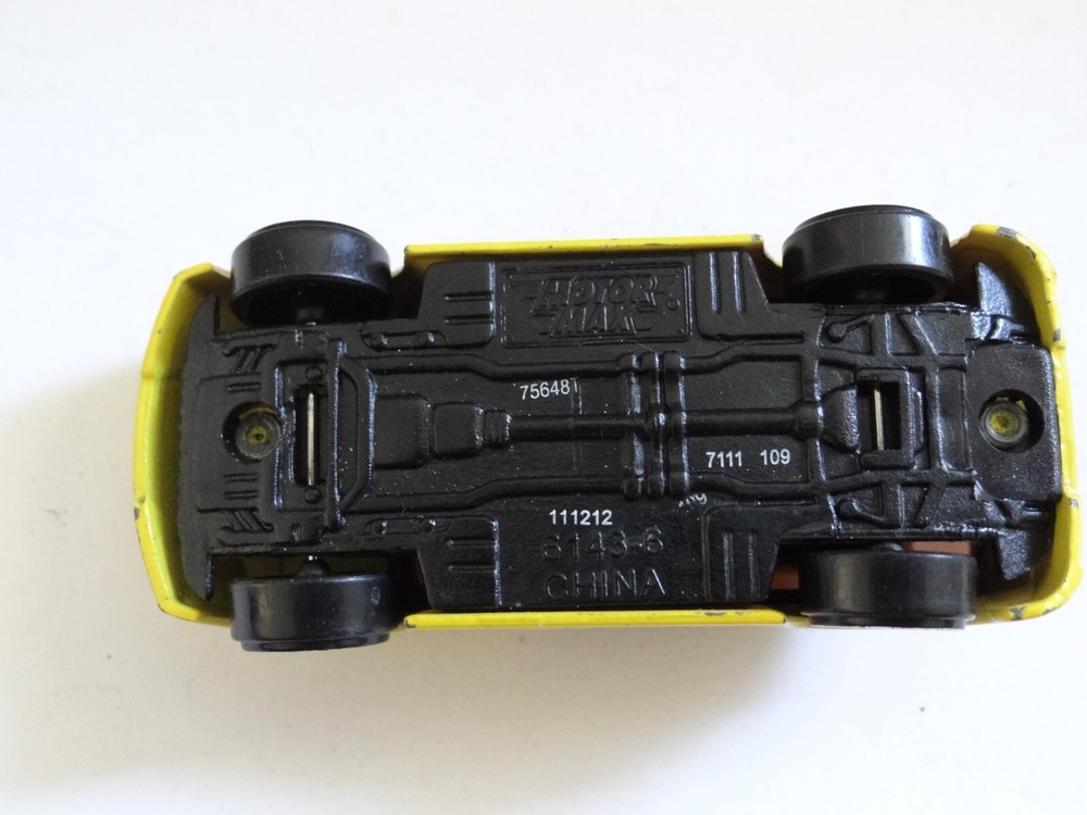 Motor Max Toy Car Yellow