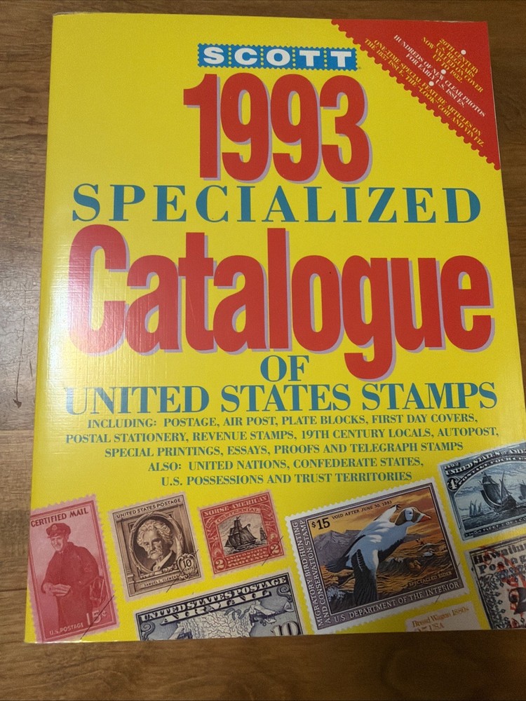 Scott Standard Postage Stamp Catalog 1993 1-4 And Specialized