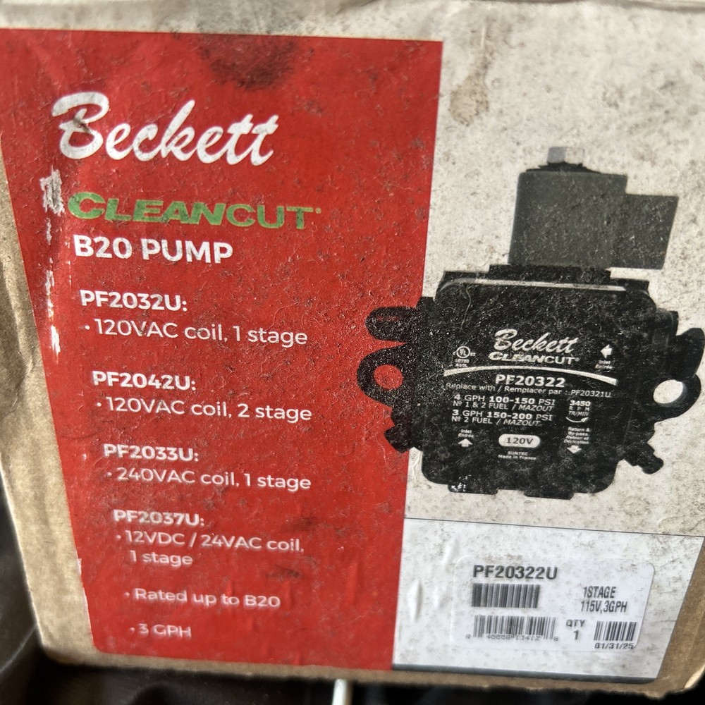 Beckett Cleancut B20 Pump