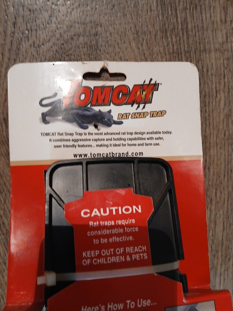 Tomcat Rat Snap Trap - Reusable, 1-Pack