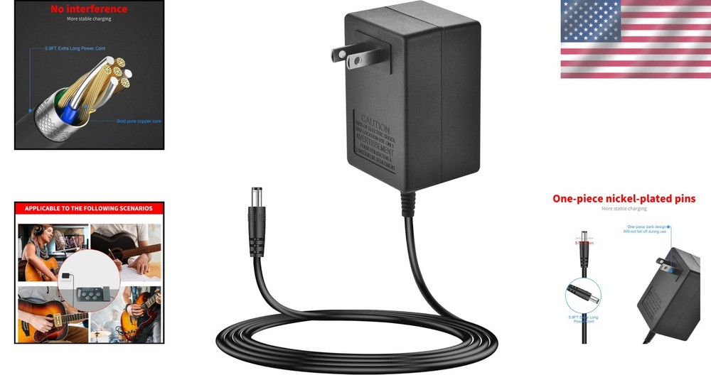 Replacement Power Charger for Digitech RP Series