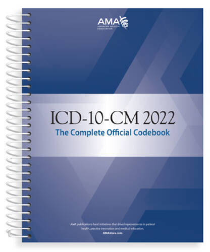 ICD-10-CM 2022 the Complete Official Codebook with Guidelines - GOOD