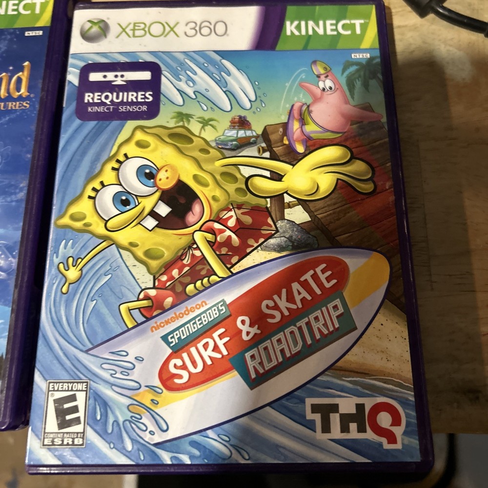 Xbox 360 Kinect Sensor Bar Only - Black W/ 3 Games!