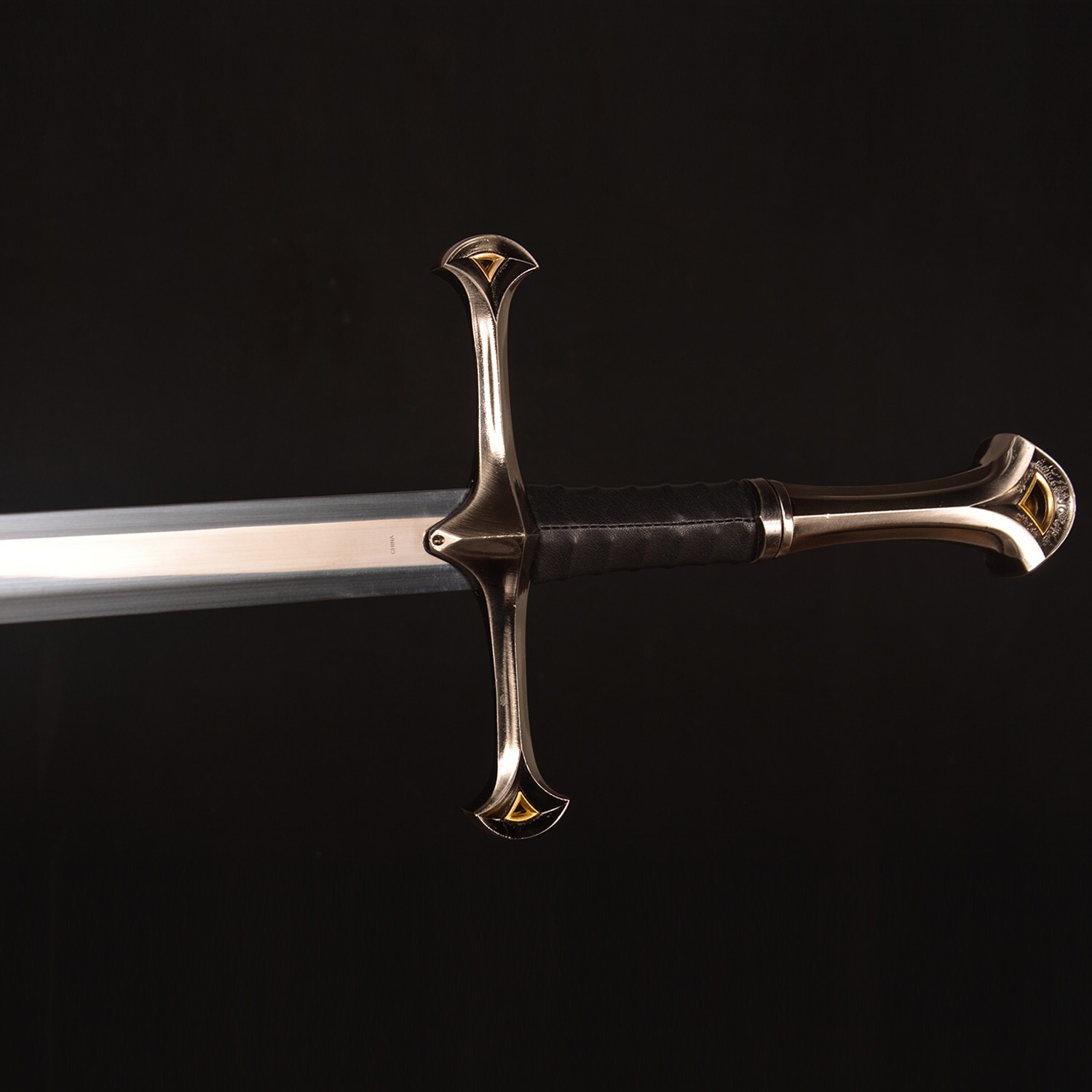 [OPEN BOX]41" Medieval Stainless Steel Elendil Sword lord Aragon Western Knight