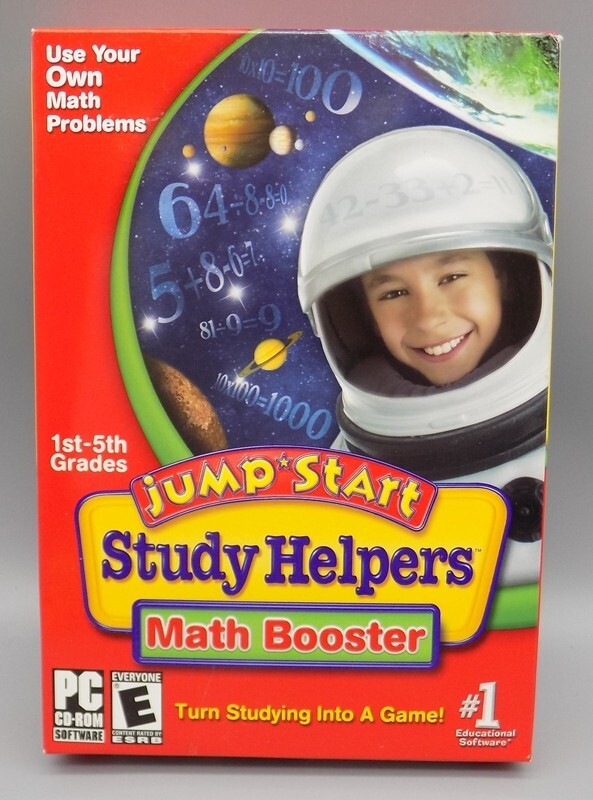 Jump Start PC Math Booster Study Helpers Sealed Knowledge Adventure New CD