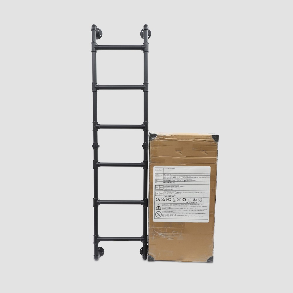 Wall-mounted 6-step Bunk Bed Ladder High Loft Attic Eight Steps Ladders Tool