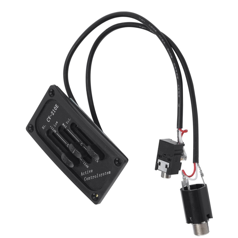 Violin Pickup Adjustable Silent EQ Equalizer Accessory Set Kit for Electric
