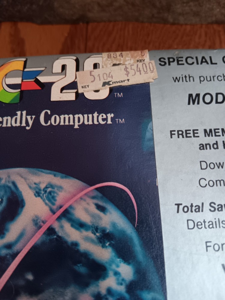 Commodore VIC 20 VICMODEM Model 1600 UNTESTED Sold As Is