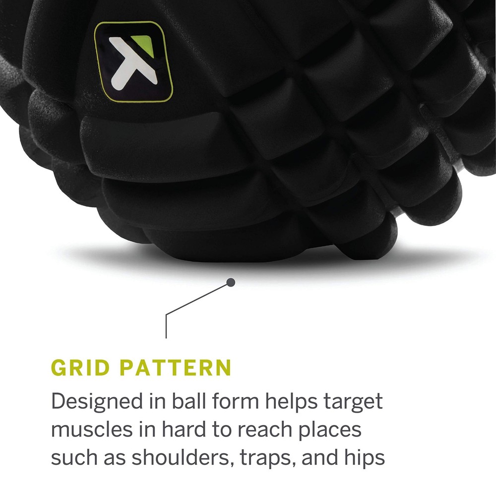 TRIGGERPOINT Performance Grid X Massage Ball for Deep Tissue Massage and Exer...