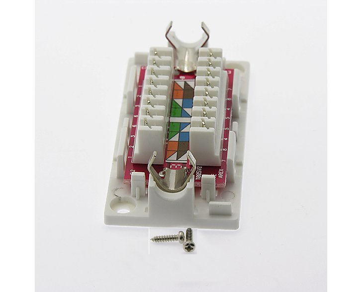 CAT6 CAT.6 Junction Box 110 Punch Down Ethernet Network Inline Extender Adapter