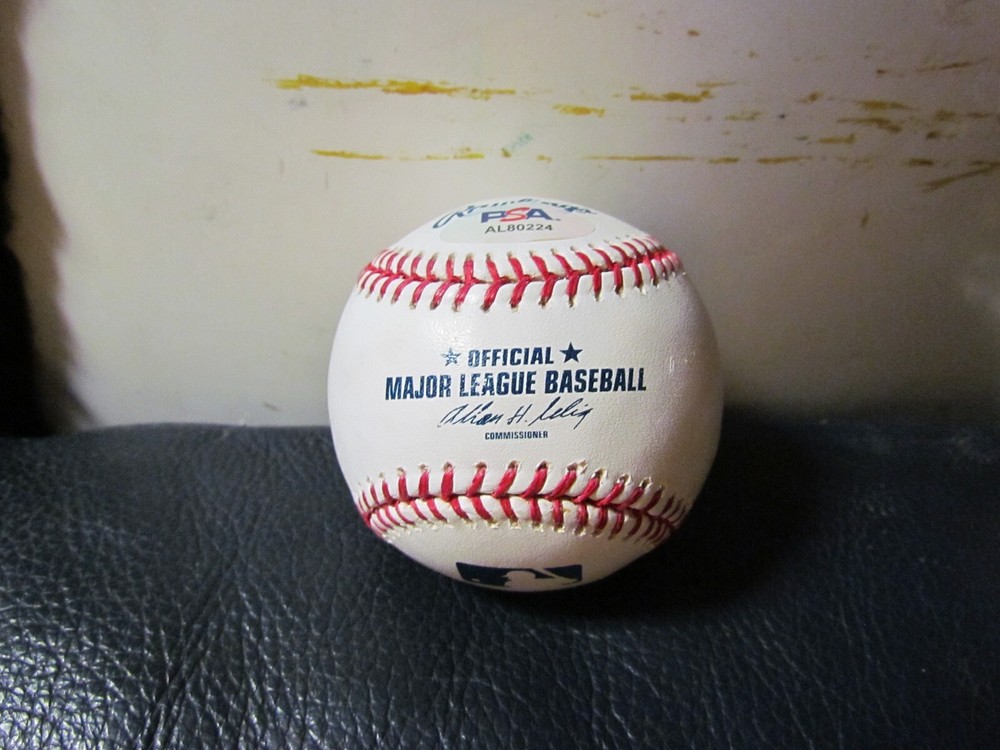 Tom Garzelanny Signed Baseball PSA Certified