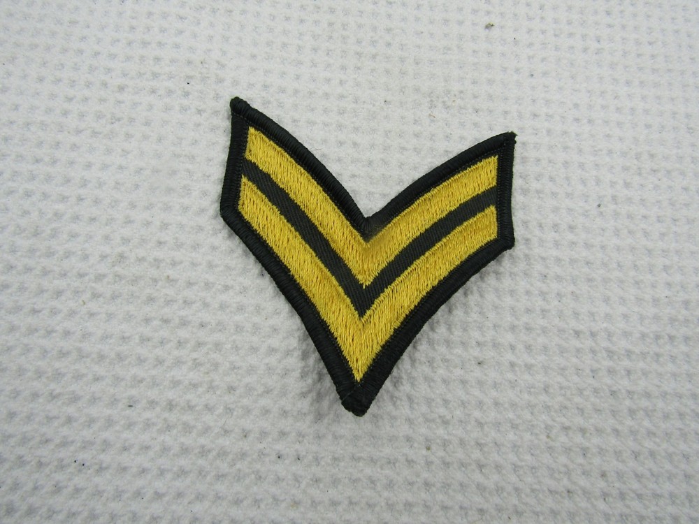 Vintage USARMY CORPORAL PATCH Cut Edge Cold War