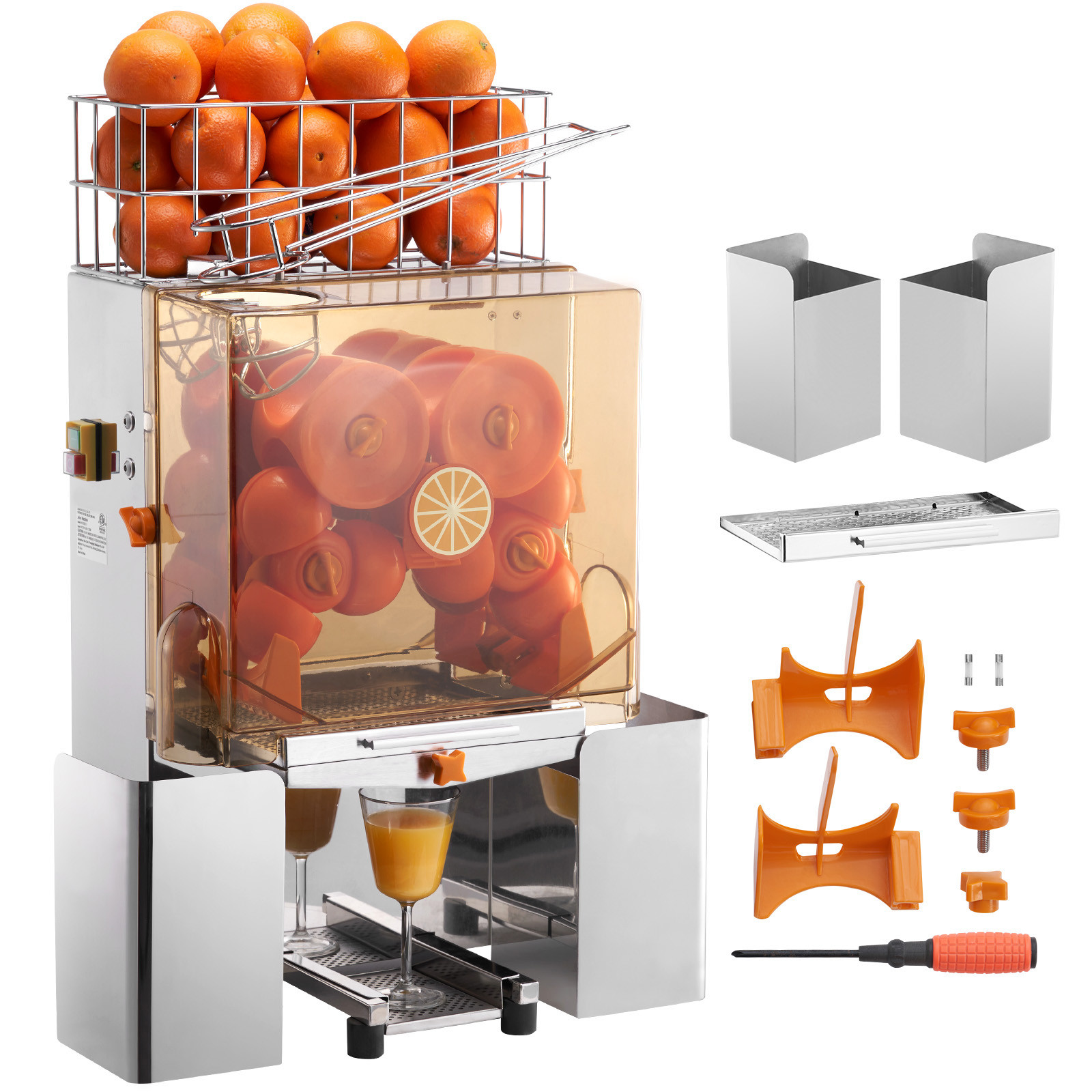 Commercial Automatic Orange Squeezer Grapefruit Juicer Extractor Juice Machine