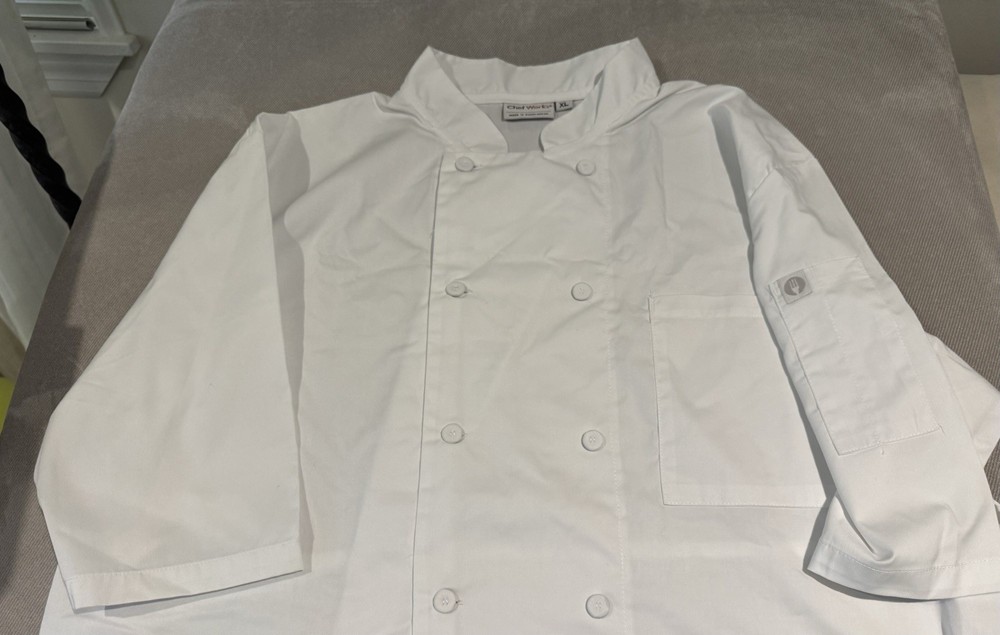 Chef works coat XL White