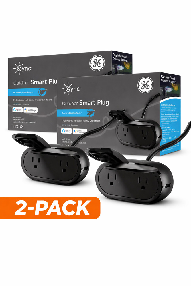 120-Volt 2-Outlet Outdoor Smart Plug 2-Pack