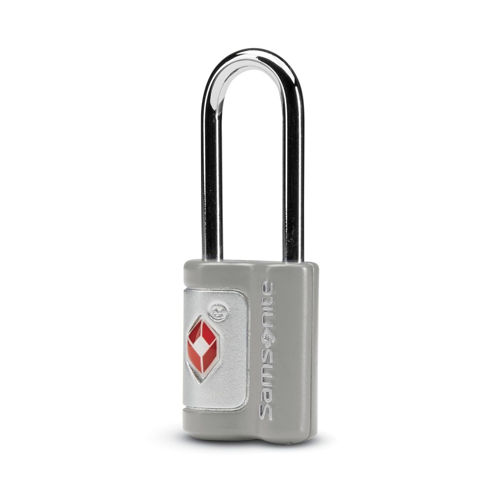 Samsonite 2 Pack Key Lock, TSA Approved Travel Lock, Light Grey