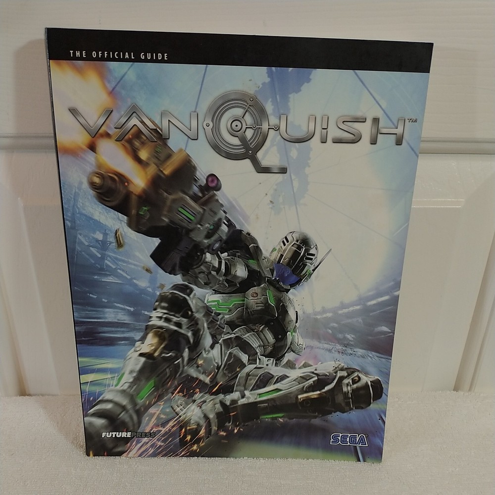 Vanquish The Official Guide Sega Strategy Softcover