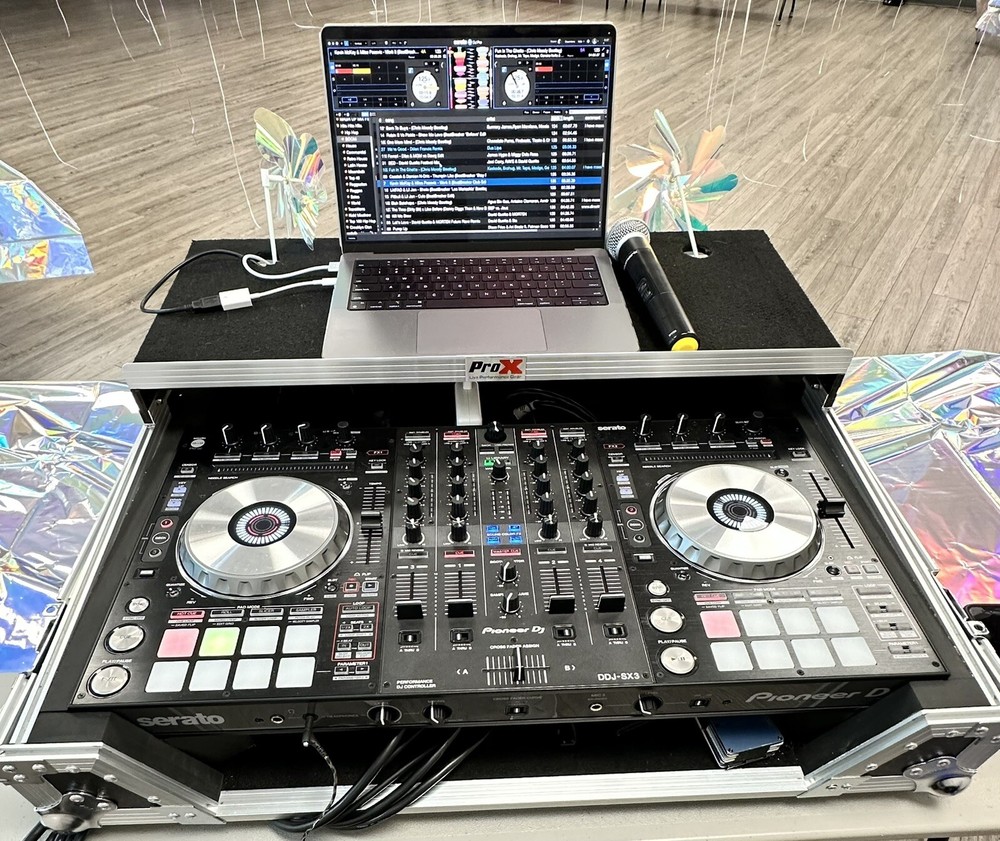 Pioneer Serato DDJ-SX3 4-channel Performance DJ Controller With Flight Case