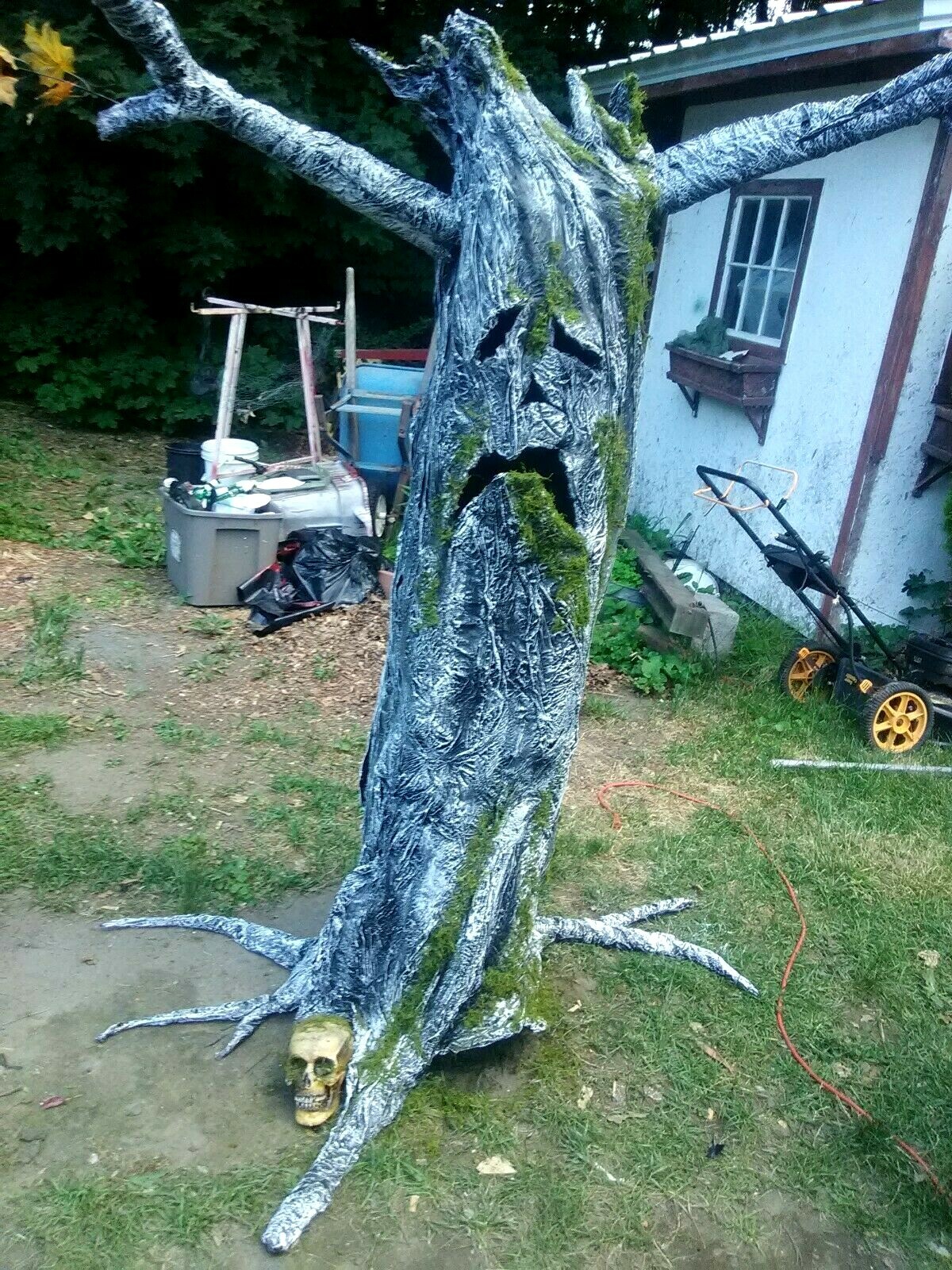 HAUNTED GLOWING HALLOWEEN TREES Halloween Props, OOAK by: MADMAT