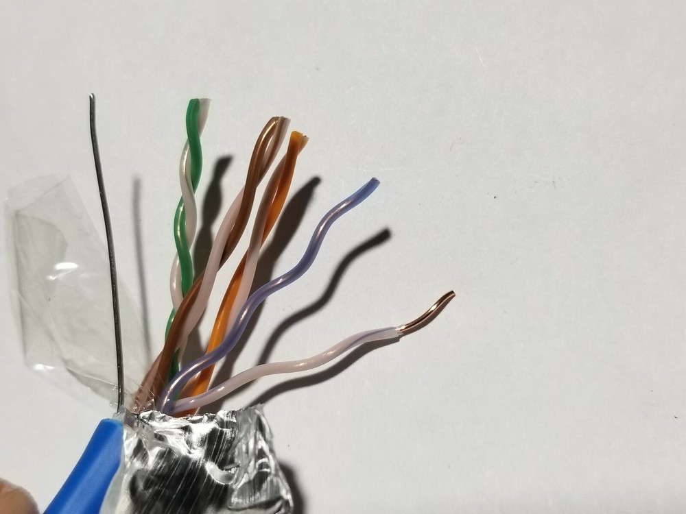 Commscope CS24P 24/4P Cat5E F/UTP WebTrak Plenum Shield Network Cable Blue/100ft