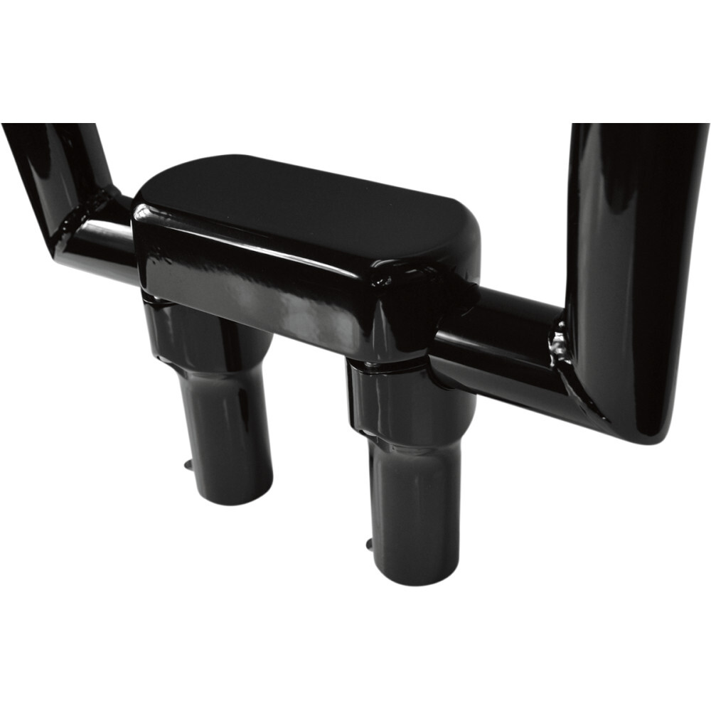 LA Choppers Black 4" Hefty Risers w/ Top | LA-7446-04B