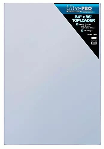 ULTRA PRO TOPLOADER - 36 X 24 (1-Count) Top Loader NEW