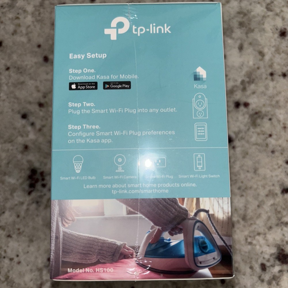 TP-Link - HS100 - Smart WiFi Plug - w/ Google Assistant & Amazon Alexa