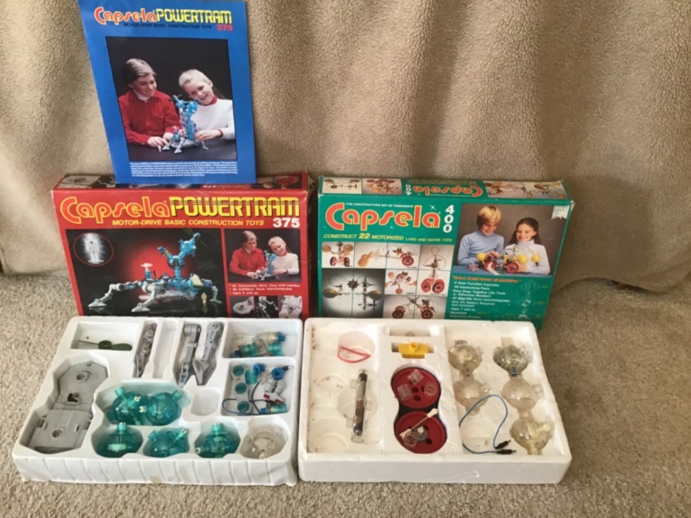CAPSELA POWERTRAM 375 & 400 PARTIAL SETS WITH BOXES