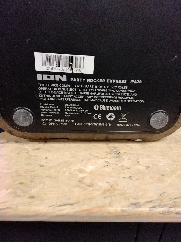 Ion Party Rocker Express IPA78