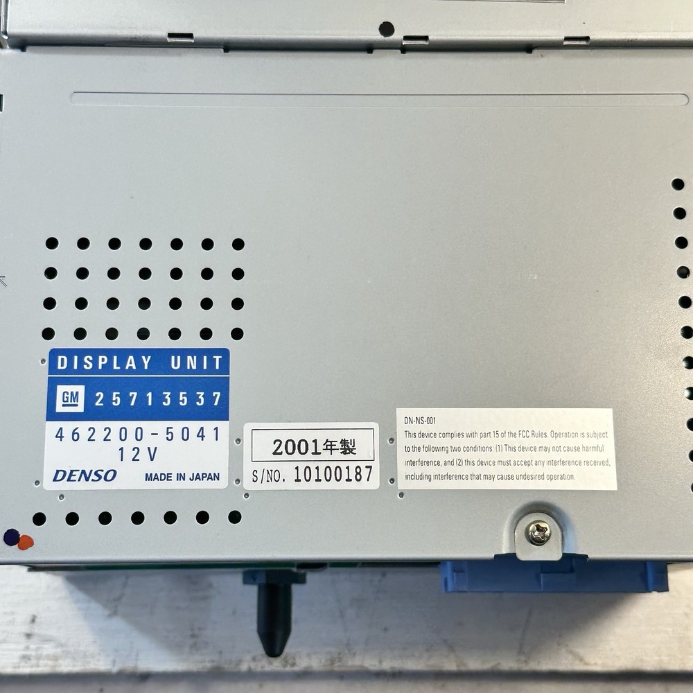 New OEM GM 25713537 Navigation Data Entry System Processor for 2000-01 Deville